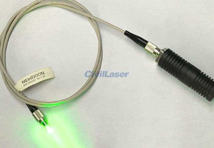 520nm pigtailed laser